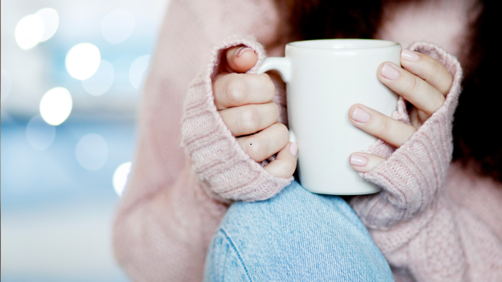 A hot cup and a me time for a caregiver