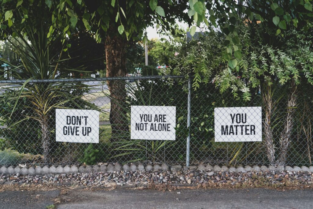 Mental health hotlines for immediate support